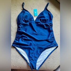 Cupshe Blue One Piece Swimsuit